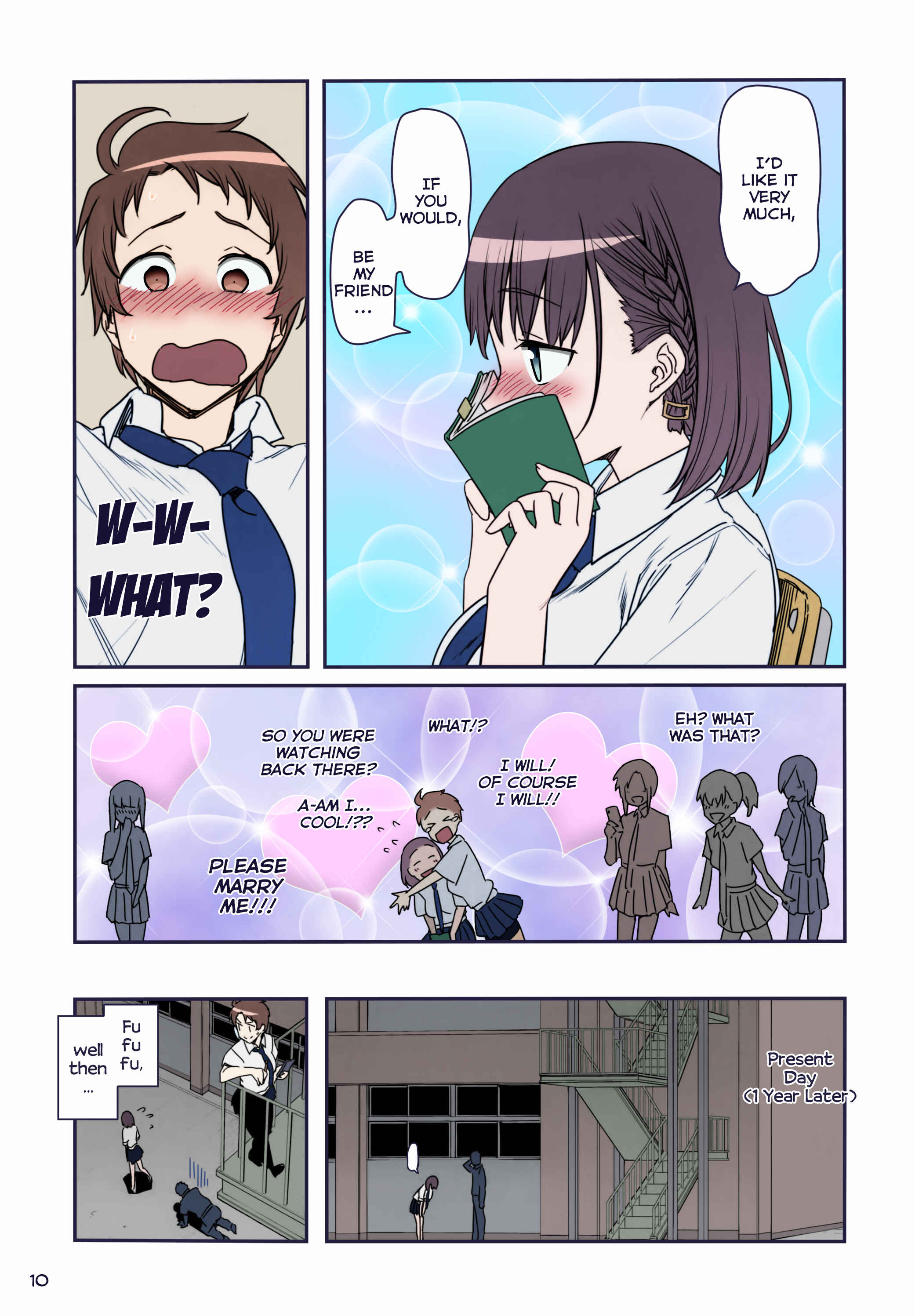 Getsuyoubi no Tawawa (Twitter Webcomic) (Fan Colored) Chapter 6 - Page 10