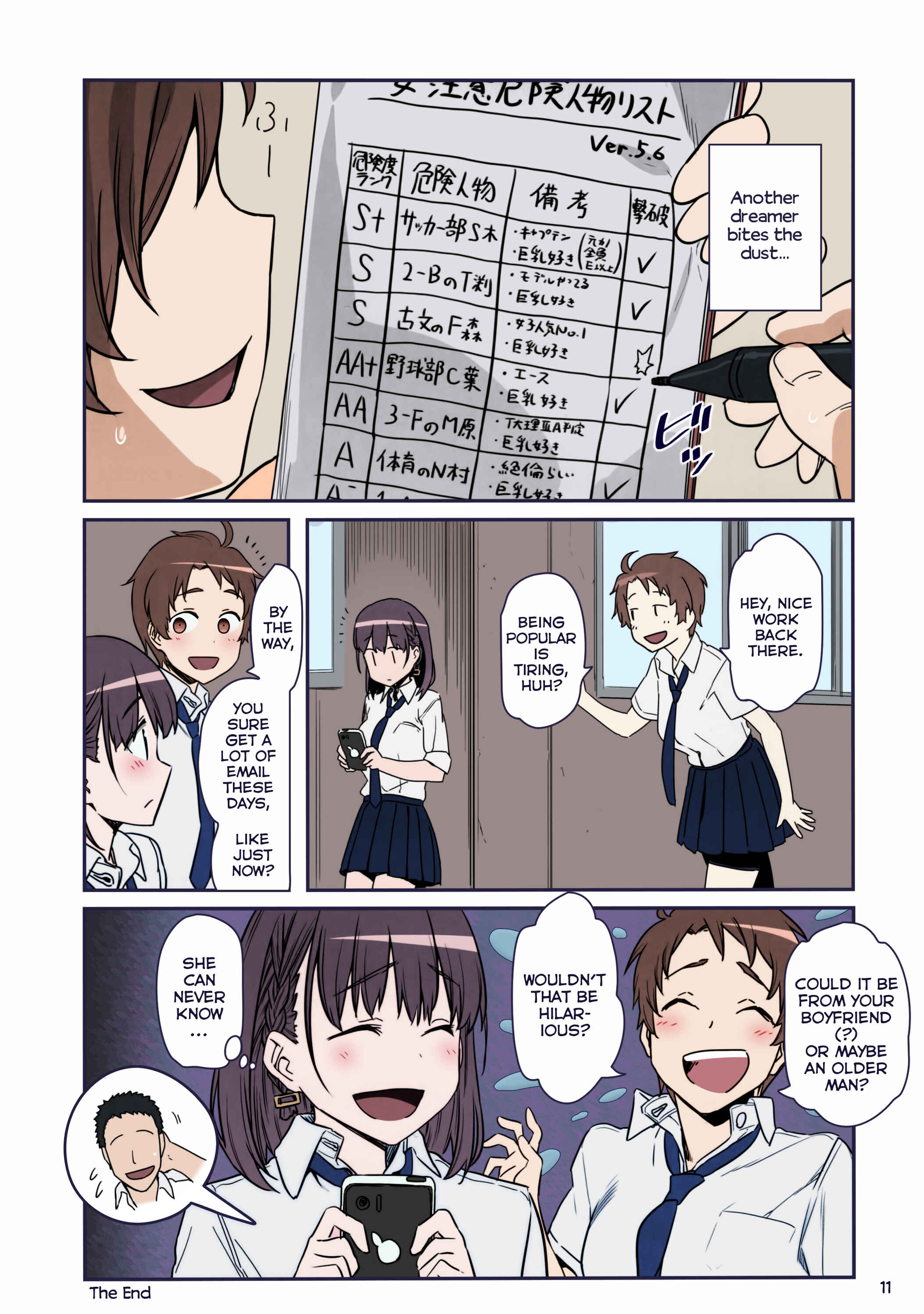 Getsuyoubi no Tawawa (Twitter Webcomic) (Fan Colored) Chapter 6 - Page 11