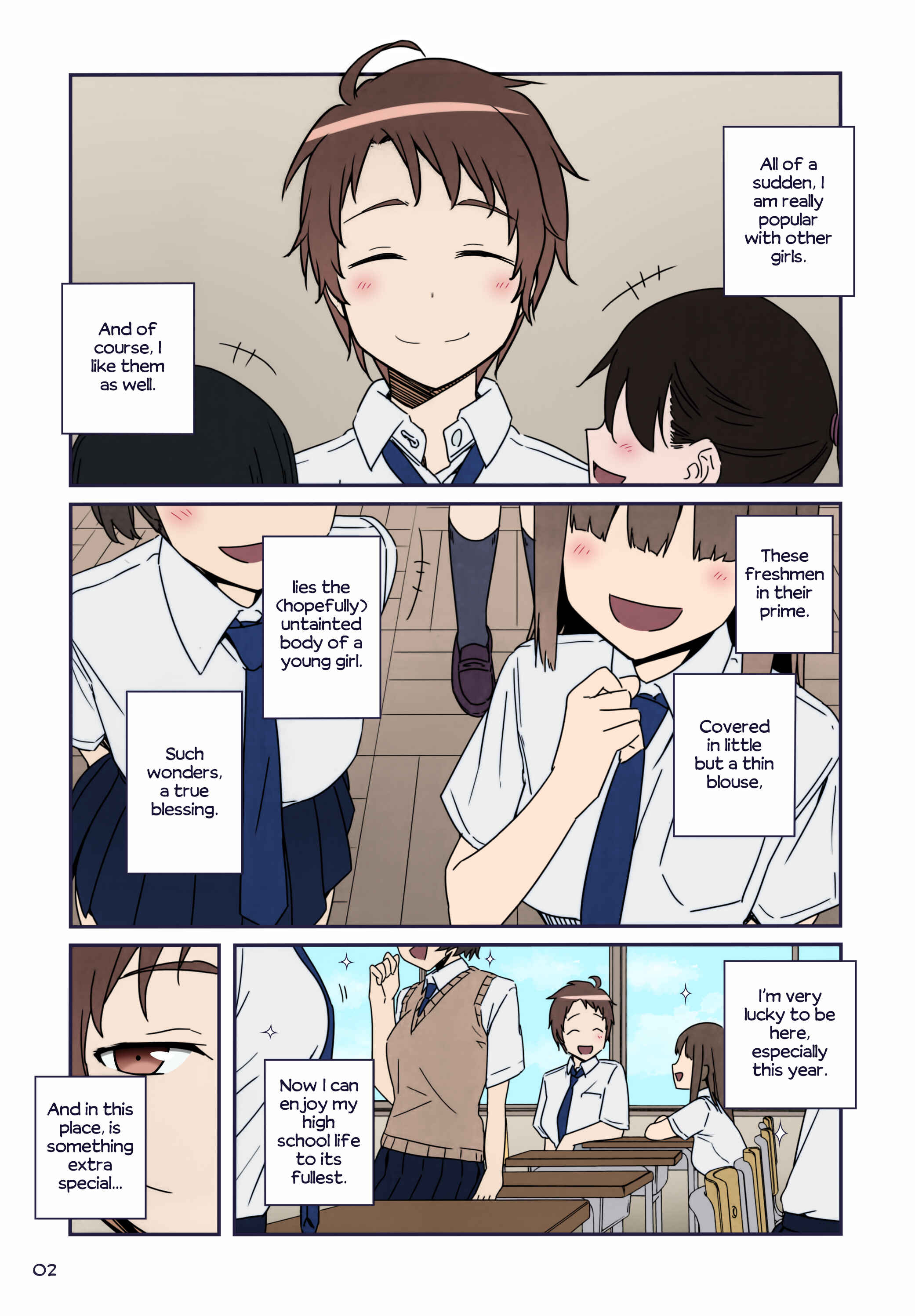 Getsuyoubi no Tawawa (Twitter Webcomic) (Fan Colored) Chapter 6 - Page 2