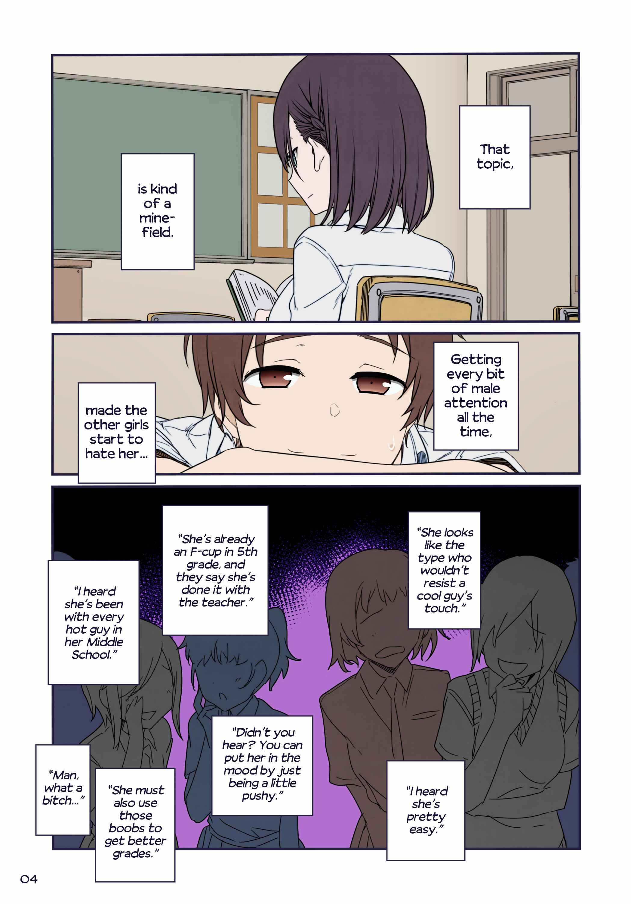 Getsuyoubi no Tawawa (Twitter Webcomic) (Fan Colored) Chapter 6 - Page 4