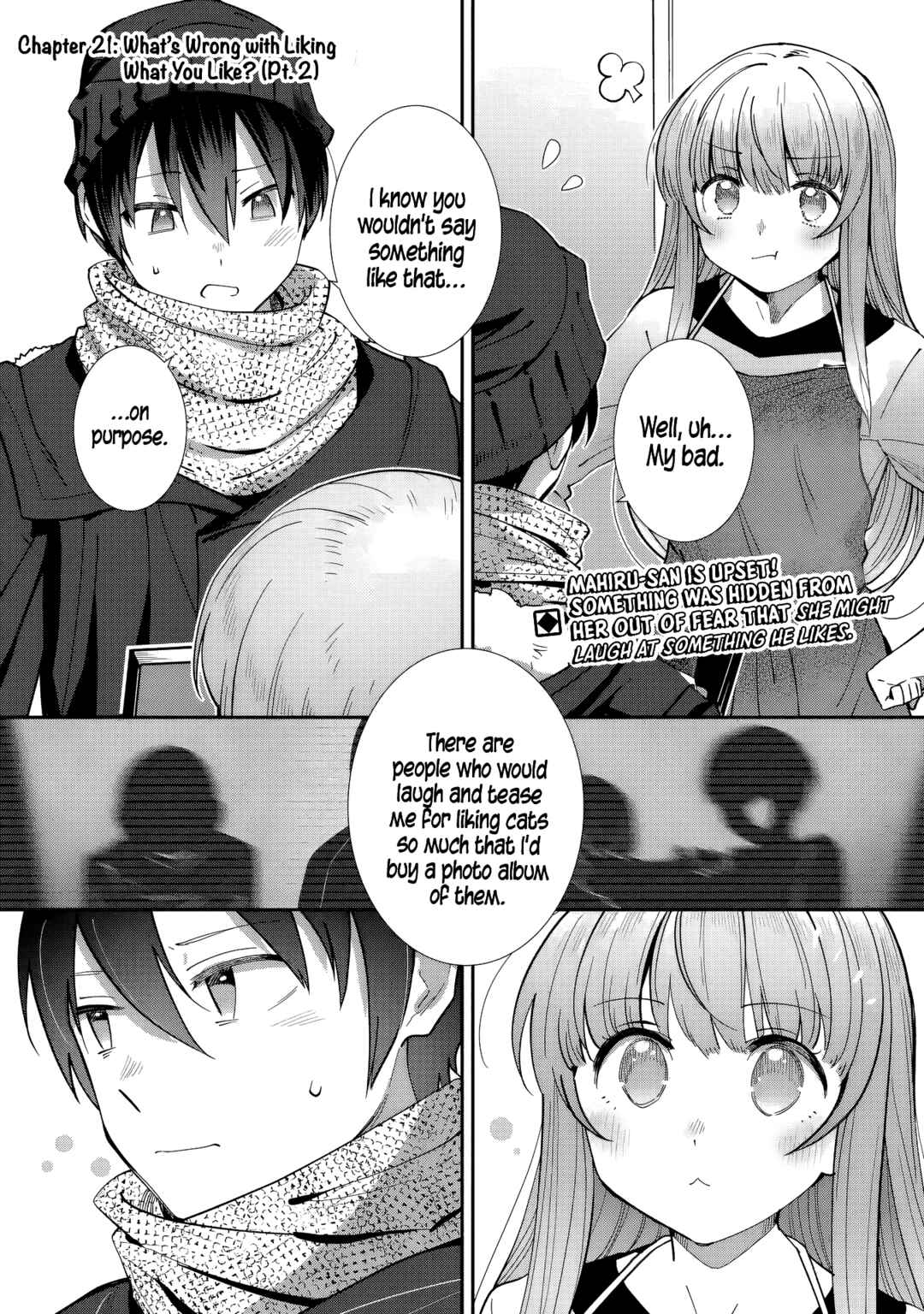 Otonari no Tenshi-sama ni Itsunomanika Dame Ningen ni Sareteita Ken: after the rain Chapter 21 - Page 1