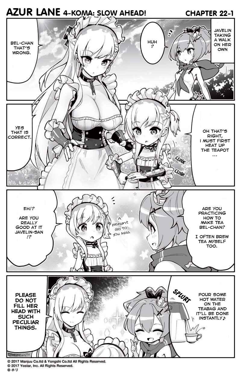 Azur Lane: Bisoku Zensin! Chapter 22 - Page 1