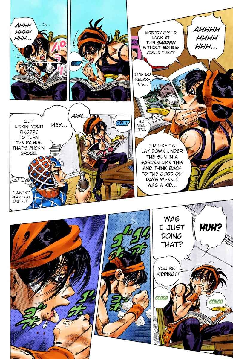JoJo no Kimyou na Bouken: Part 5 - Ougon no Kaze Color-ban Chapter 49 - Page 12
