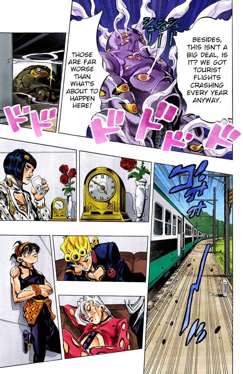 JoJo no Kimyou na Bouken: Part 5 - Ougon no Kaze Color-ban Chapter 49 - Page 9