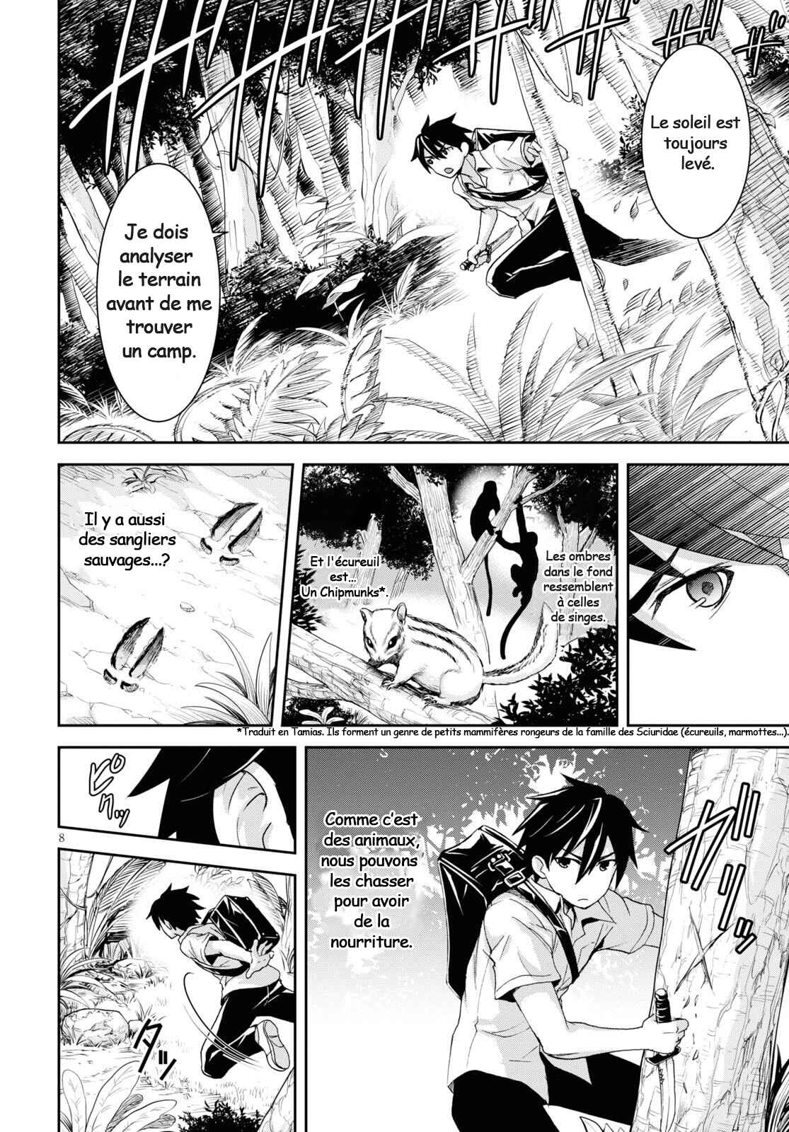 Isekai Yurutto Survival Seikatsu ~Gakkou no Minna to Isekai no Mujintou ni Tenishitakedo Ore Dake Rakushou desu~ Chapter 1 - Page 12