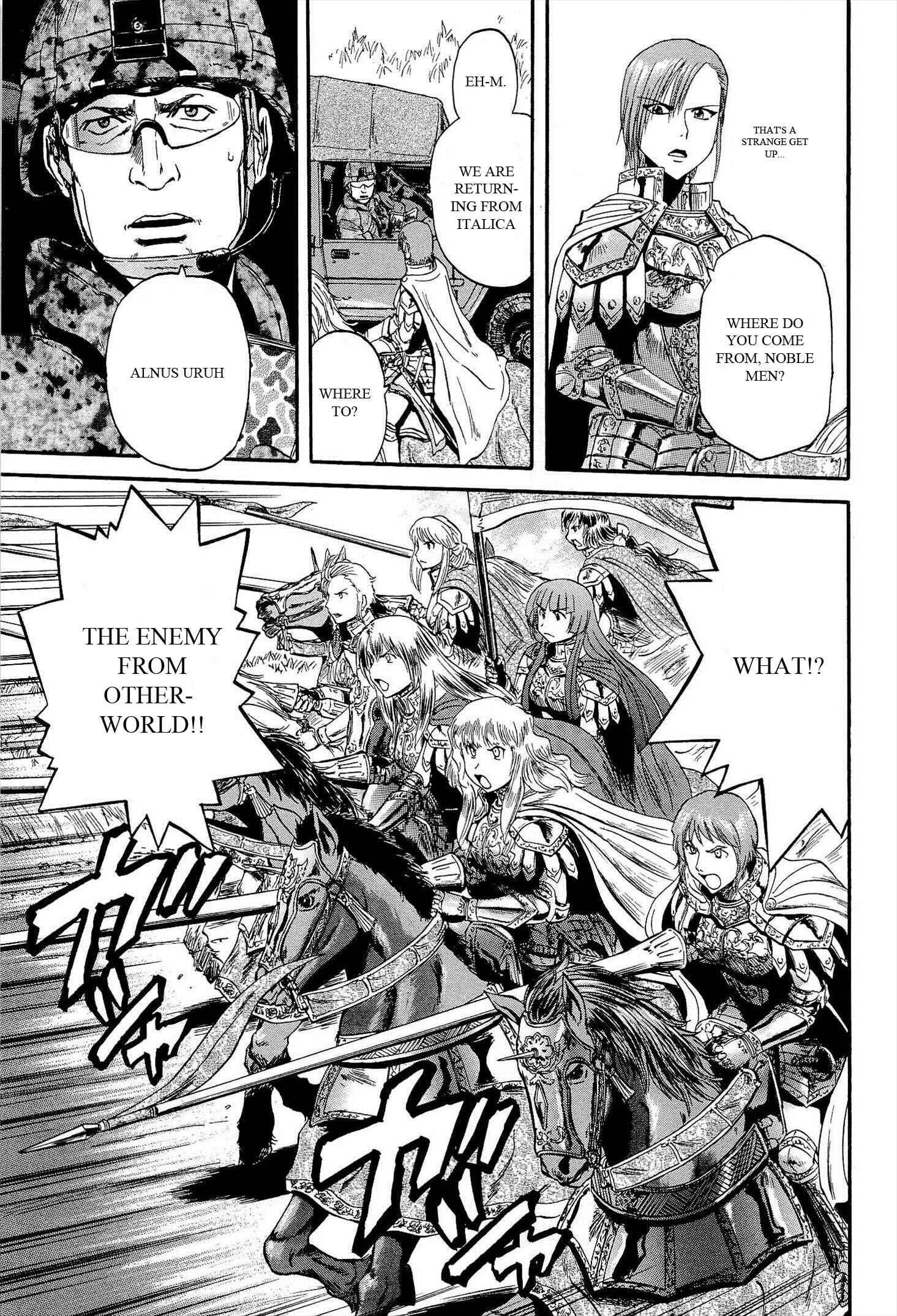 GATE - Jieitai Kanochi nite, Kaku Tatakaeri Chapter 13 - Page 17