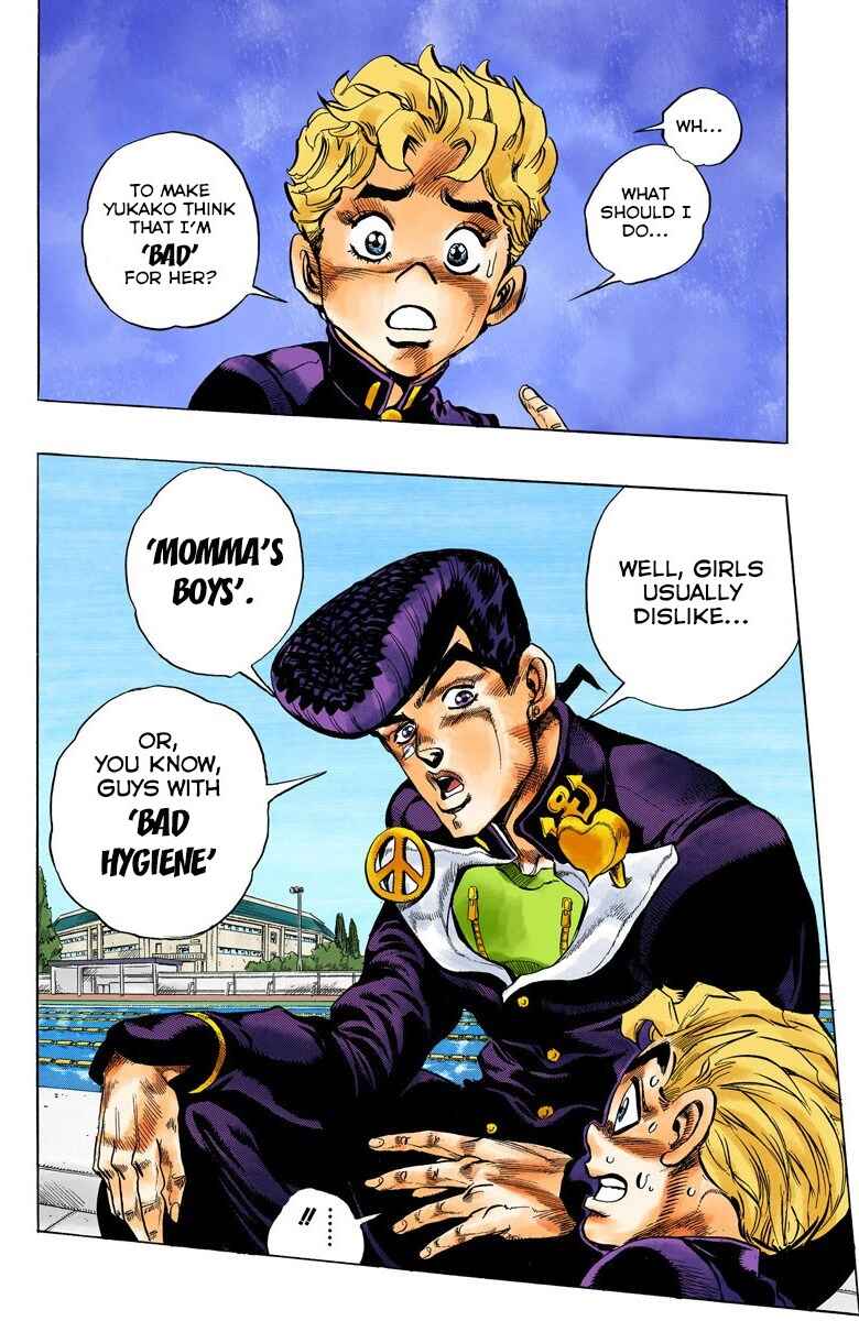JoJo no Kimyou na Bouken: Part 4 - Diamond wa Kudakenai Color-ban Chapter 31 - Page 6