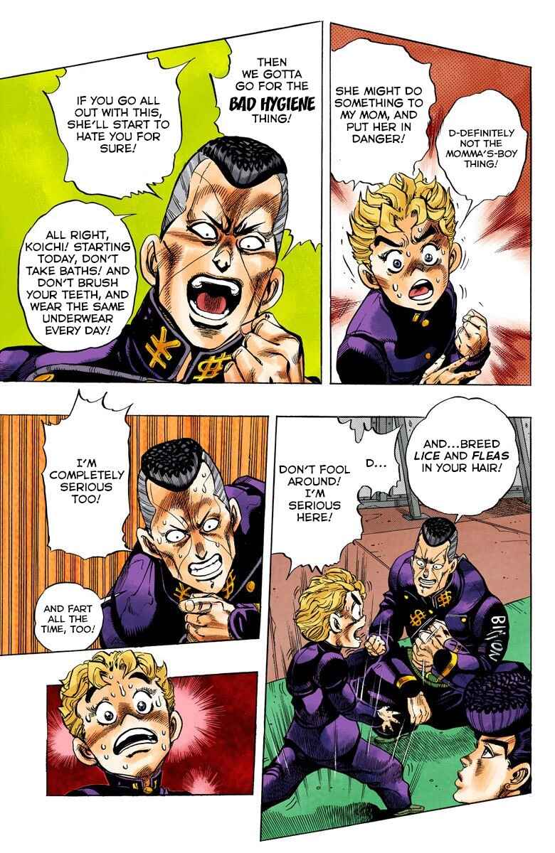 JoJo no Kimyou na Bouken: Part 4 - Diamond wa Kudakenai Color-ban Chapter 31 - Page 7