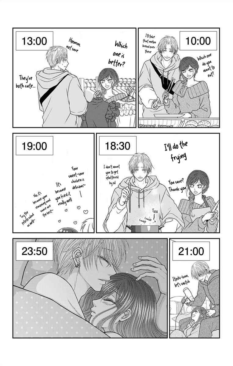 Menhera Usagi wa Yandere Ookami ni Dekiaisareru Chapter 48.1 - Page 3
