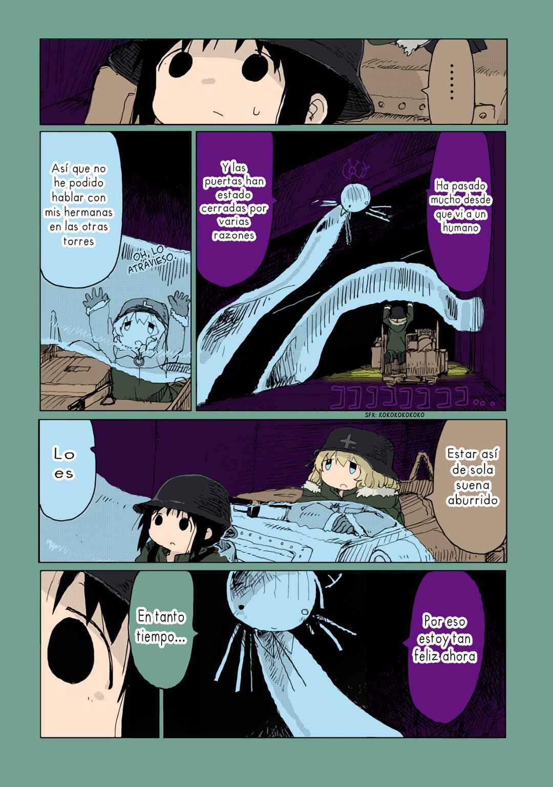 Shoujo Shuumatsu Ryokou (Fan Colored) Chapter 34 - Page 5