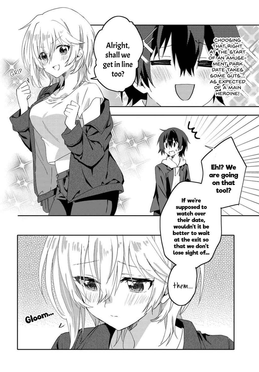 Love Comedy Manga ni Haitteshimatta node, Oshi no Make Heroine wo Zenryoku de Shiawase ni Suru Chapter 7.1 - Page 2