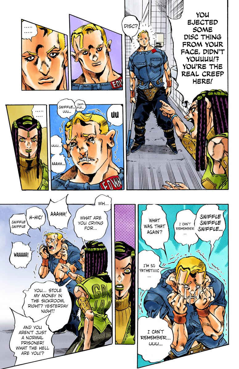 JoJo no Kimyou na Bouken: Part 6 - Stone Ocean Color-ban Chapter 22 - Page 14
