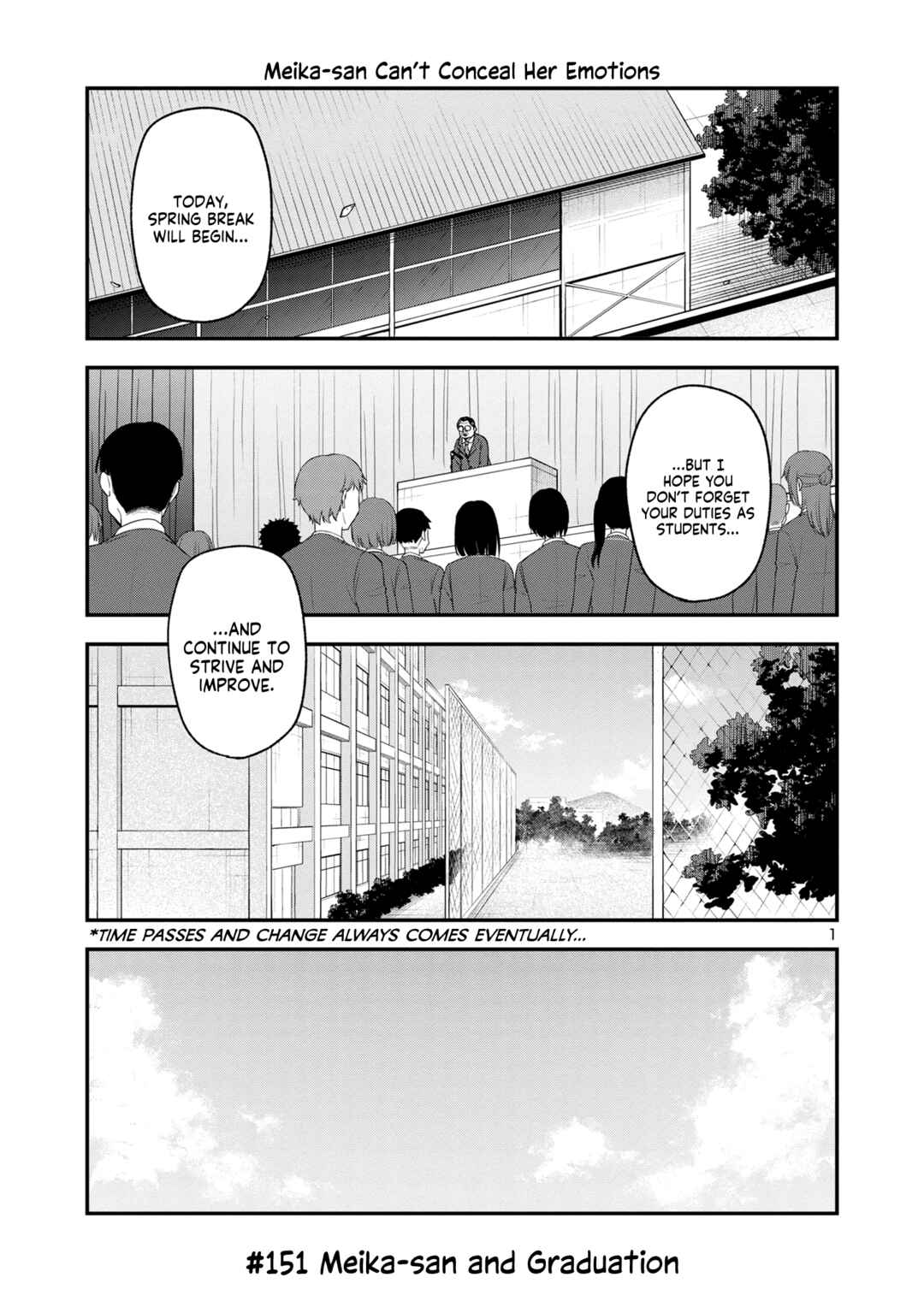 Meika-san wa Oshikorosenai Chapter 151 - Page 1