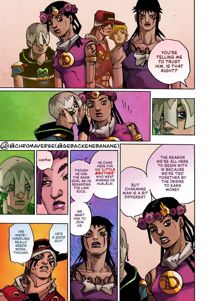 JoJo's Bizarre Adventure Part 9 - The JOJOLands (Fan-Colored) Chapter 13 - Page 36