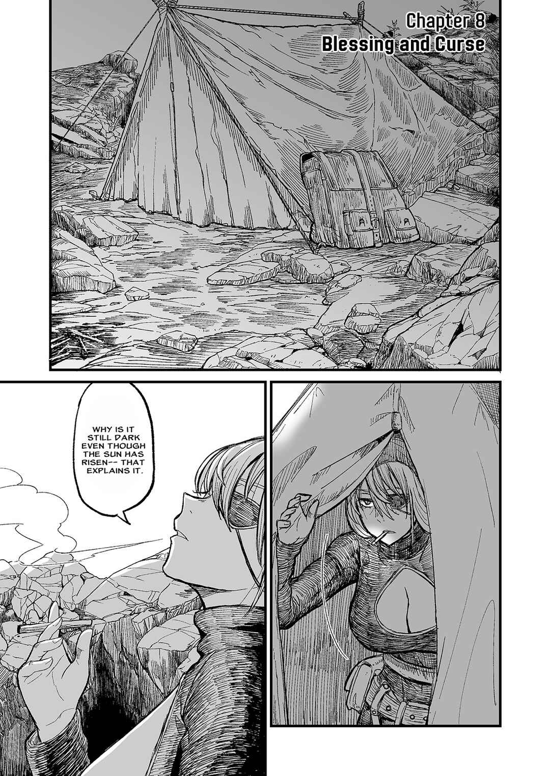 Sake to Tabako no Hiyatoi Dungeon Chapter 8 - Page 1