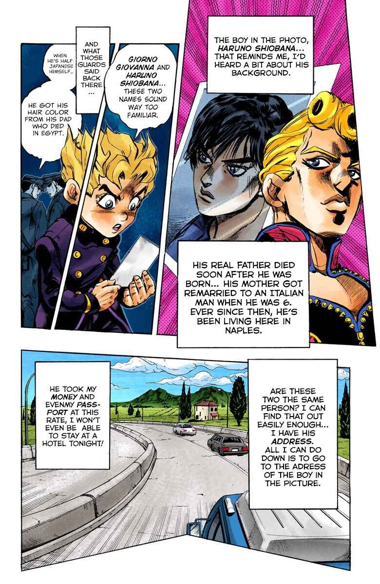 JoJo no Kimyou na Bouken: Part 5 - Ougon no Kaze Color-ban Chapter 3 - Page 3