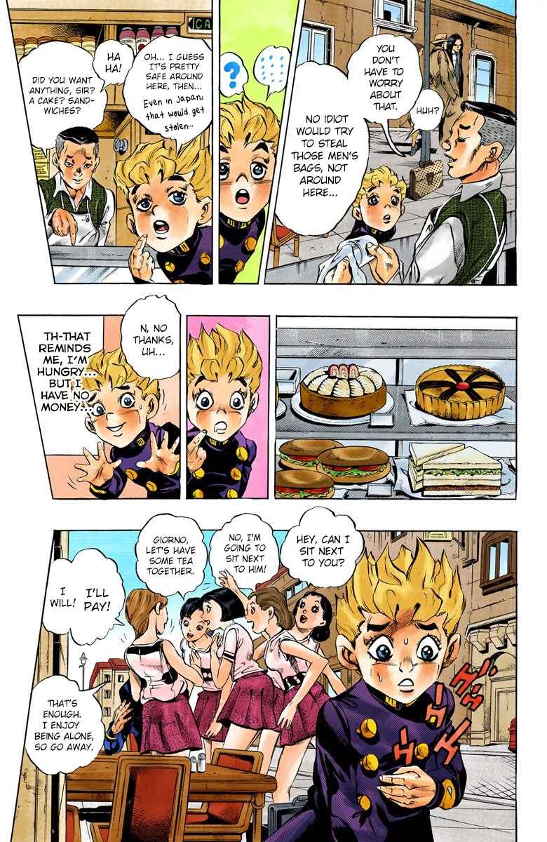 JoJo no Kimyou na Bouken: Part 5 - Ougon no Kaze Color-ban Chapter 3 - Page 6