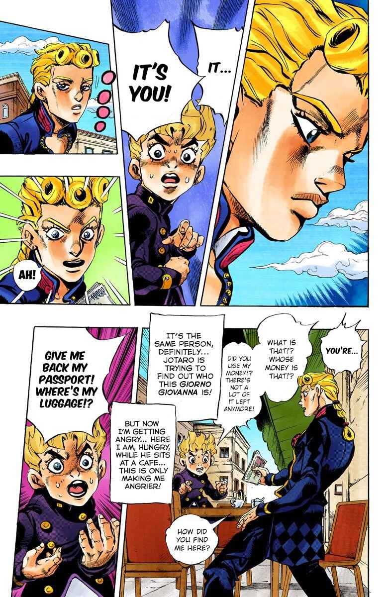 JoJo no Kimyou na Bouken: Part 5 - Ougon no Kaze Color-ban Chapter 3 - Page 8