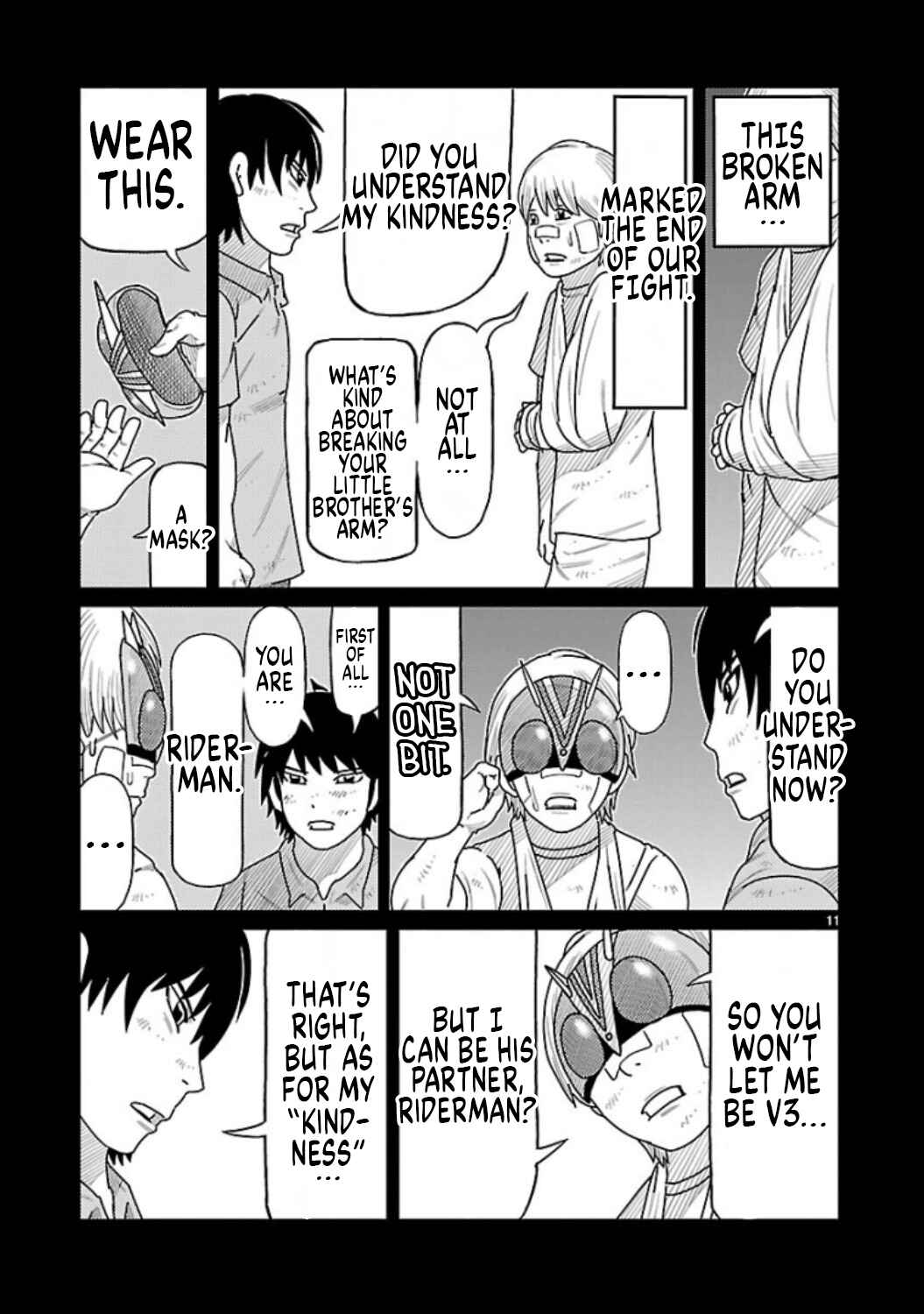 Toujima Tanzaburou wa Kamen Rider ni Naritai Chapter 8 - Page 11