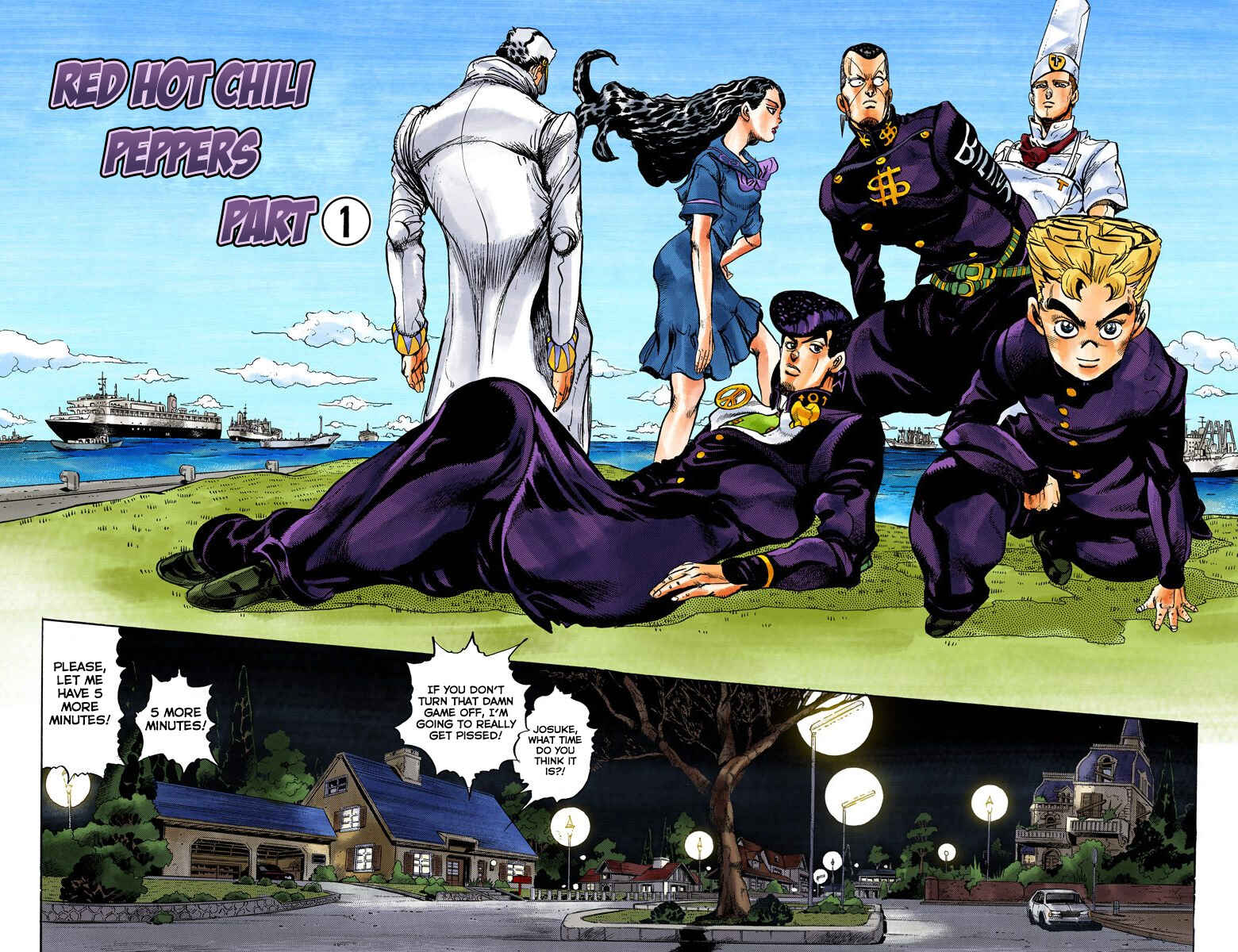 JoJo no Kimyou na Bouken: Part 4 - Diamond wa Kudakenai Color-ban Chapter 42 - Page 1