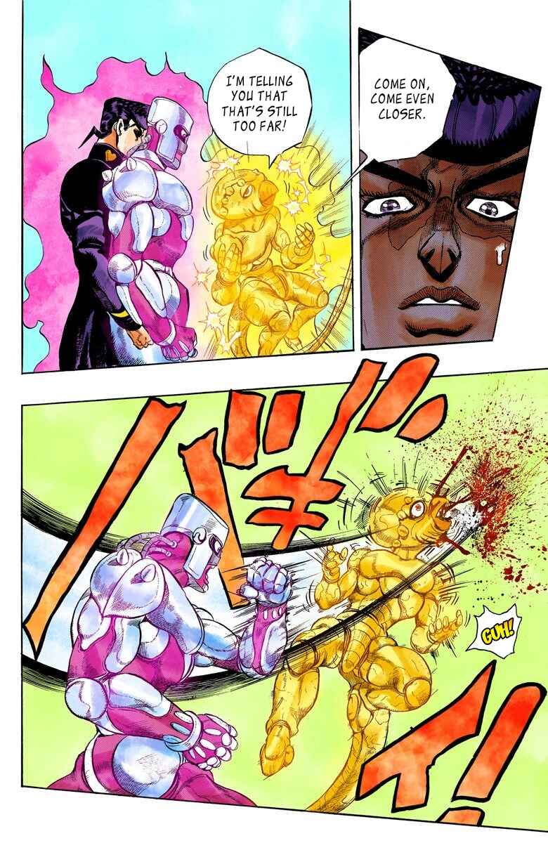 JoJo no Kimyou na Bouken: Part 4 - Diamond wa Kudakenai Color-ban Chapter 42 - Page 10