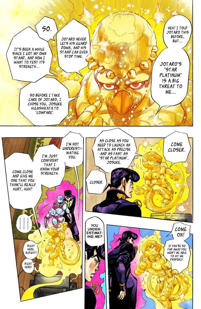JoJo no Kimyou na Bouken: Part 4 - Diamond wa Kudakenai Color-ban Chapter 42 - Page 9