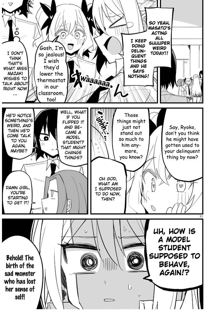 Iinchou Desu ga Furyou ni Naru Hodo Koi Shitemasu! Chapter 12 - Page 11