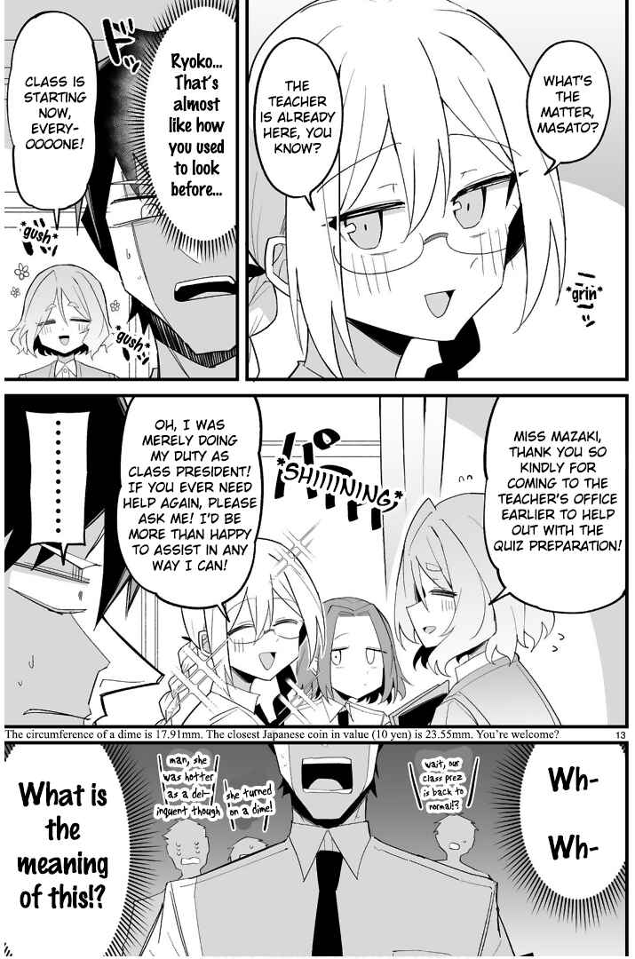 Iinchou Desu ga Furyou ni Naru Hodo Koi Shitemasu! Chapter 12 - Page 13
