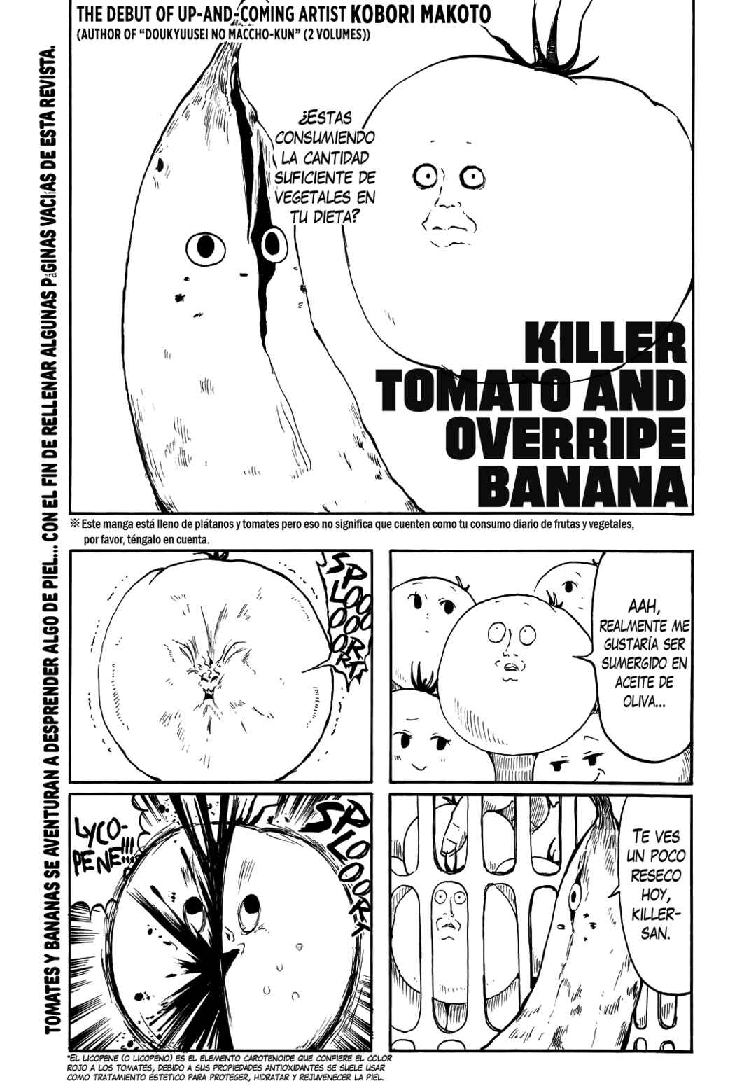 Killer Tomato and Overripe Banana Chapter ? - Page 1