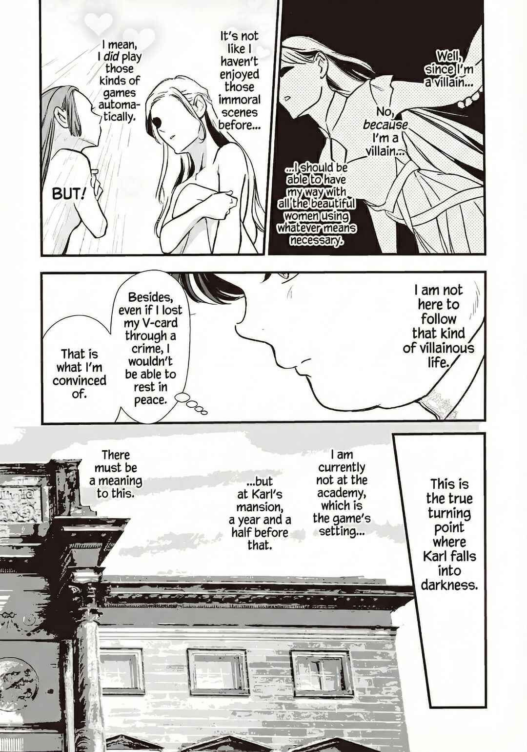 Akuyaku ga Ippai Detekuru Eroge no Kimodebu Akuyaku Kizoku ni Tensei shita. Yasete, Hametsu Kaihi shi Akuyaku-tachi ni Yoru Hanzai wo Mizen ni Fuseide Slow Life wo Mezasu Chapter 2 - Page 2