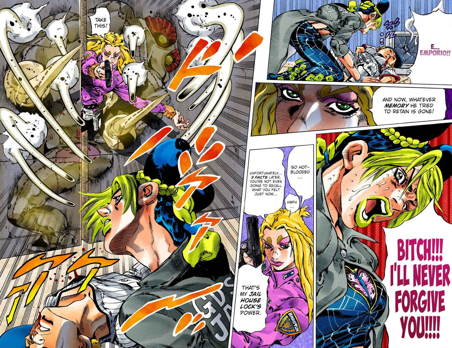 JoJo no Kimyou na Bouken: Part 6 - Stone Ocean Color-ban Chapter 100 - Page 13
