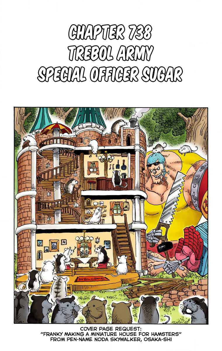 One Piece (Official Colored) Chapter 738 - Page 2