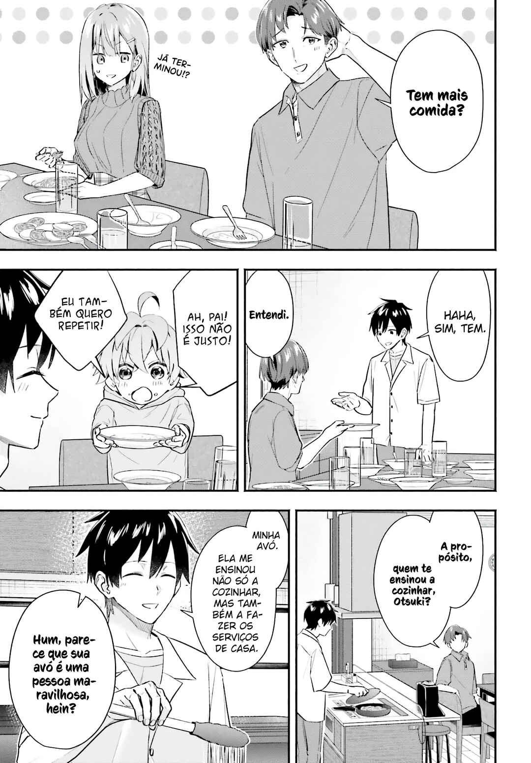 Kaji Daikou no Arubaito wo Hajimetara Gakuen Ichi no Bishoujo no Kazoku ni Kiniirarechaimashita. Chapter 5.2 - Page 12