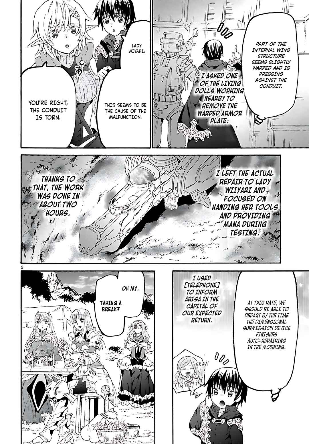 Death March kara Hajimaru Isekai Kyousoukyoku Chapter 123 - Page 3