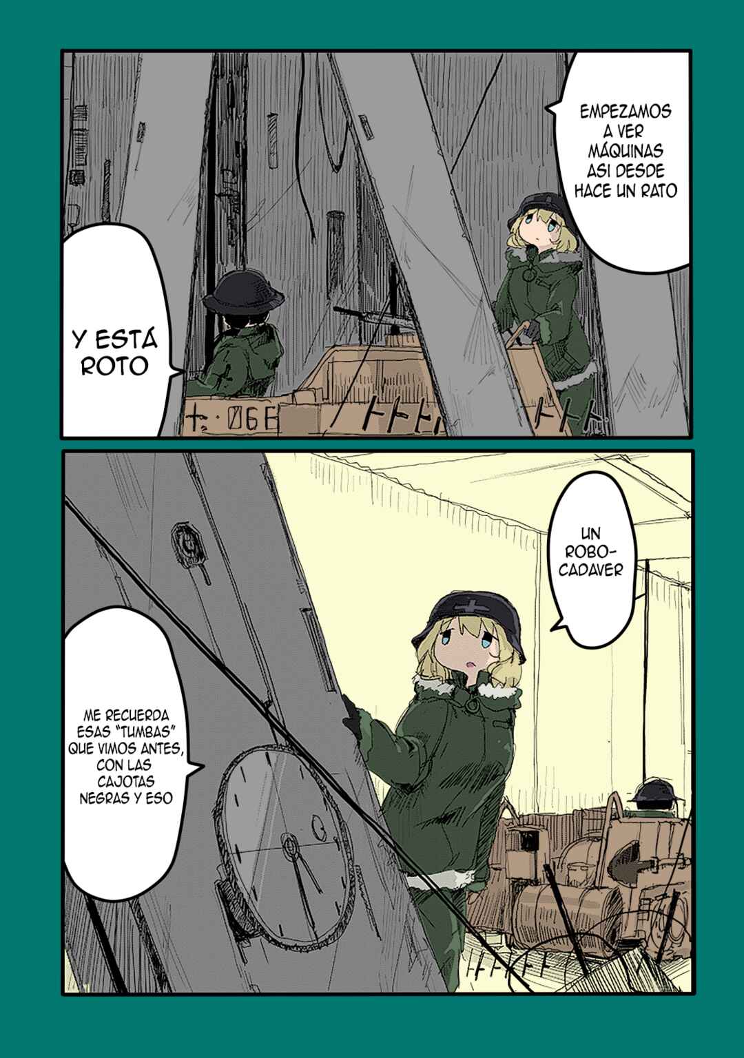 Shoujo Shuumatsu Ryokou (Fan Colored) Chapter 22 - Page 13