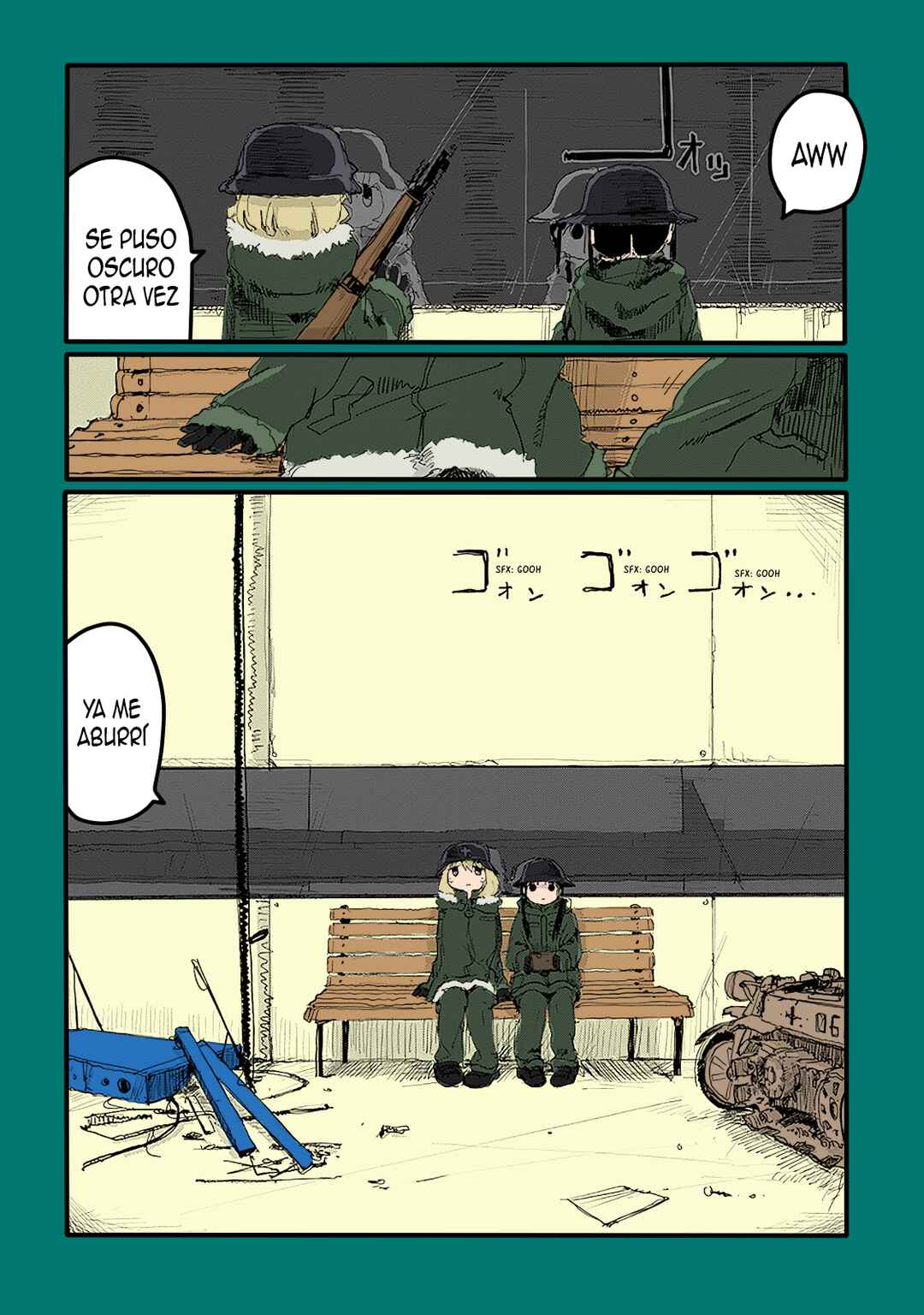 Shoujo Shuumatsu Ryokou (Fan Colored) Chapter 22 - Page 8
