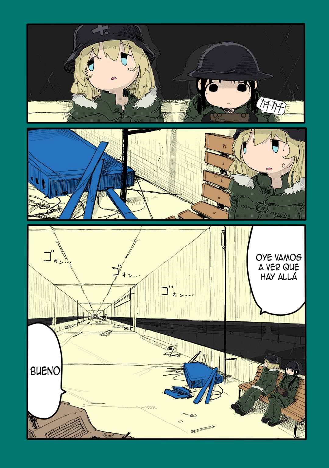 Shoujo Shuumatsu Ryokou (Fan Colored) Chapter 22 - Page 9