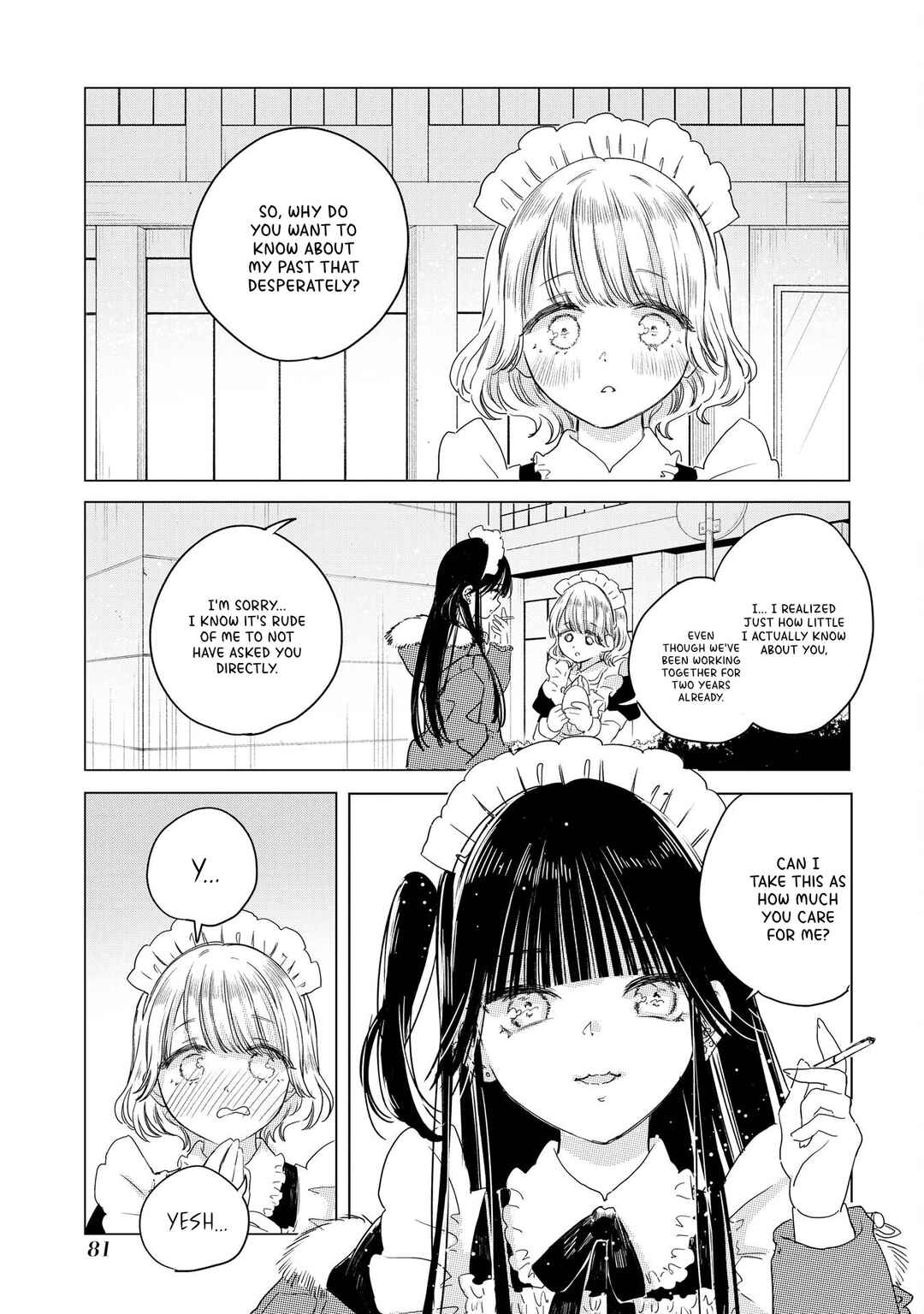 Akogare no Maid-san wa Tabako ga Niau Chapter 13 - Page 18