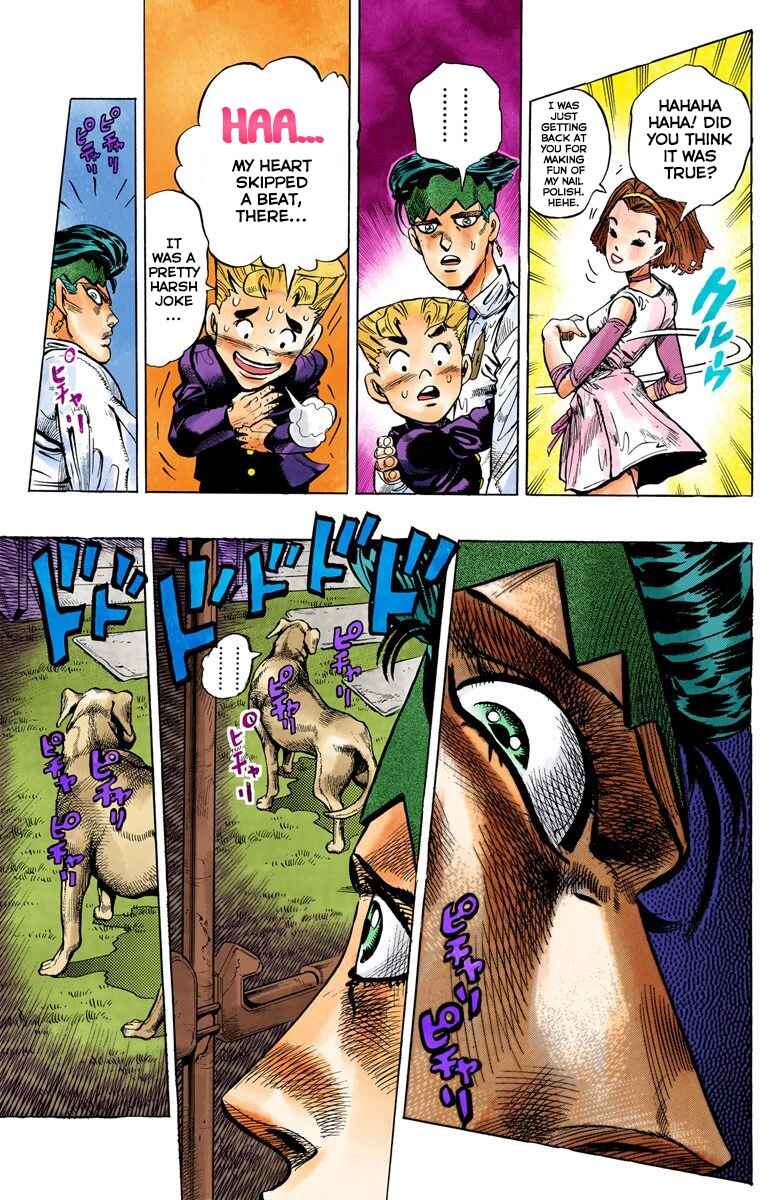 JoJo no Kimyou na Bouken: Part 4 - Diamond wa Kudakenai Color-ban Chapter 66 - Page 18