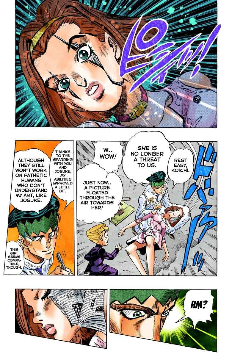 JoJo no Kimyou na Bouken: Part 4 - Diamond wa Kudakenai Color-ban Chapter 66 - Page 8