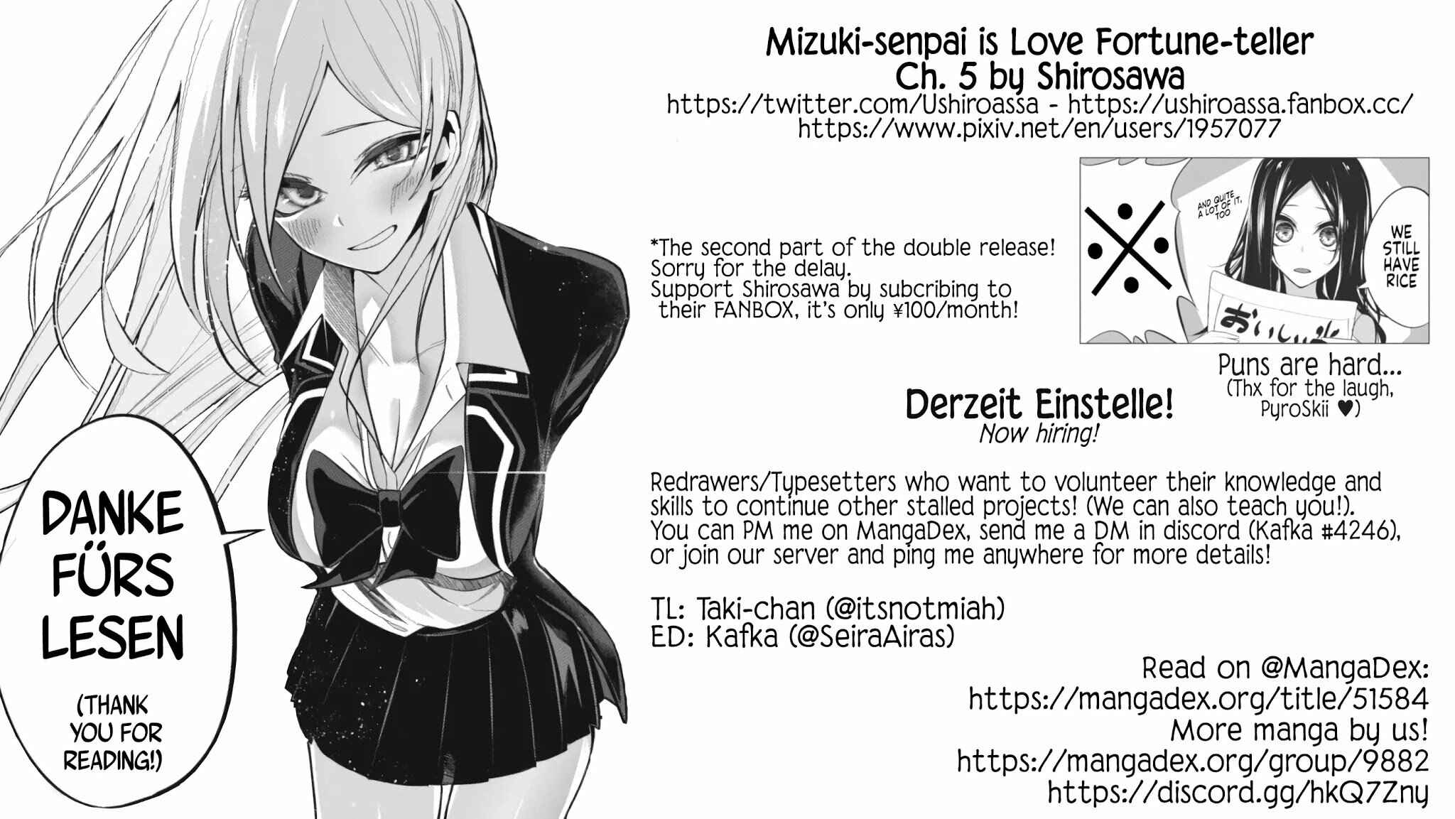 Mizuki-senpai no Koi Uranai Chapter 5 - Page 17