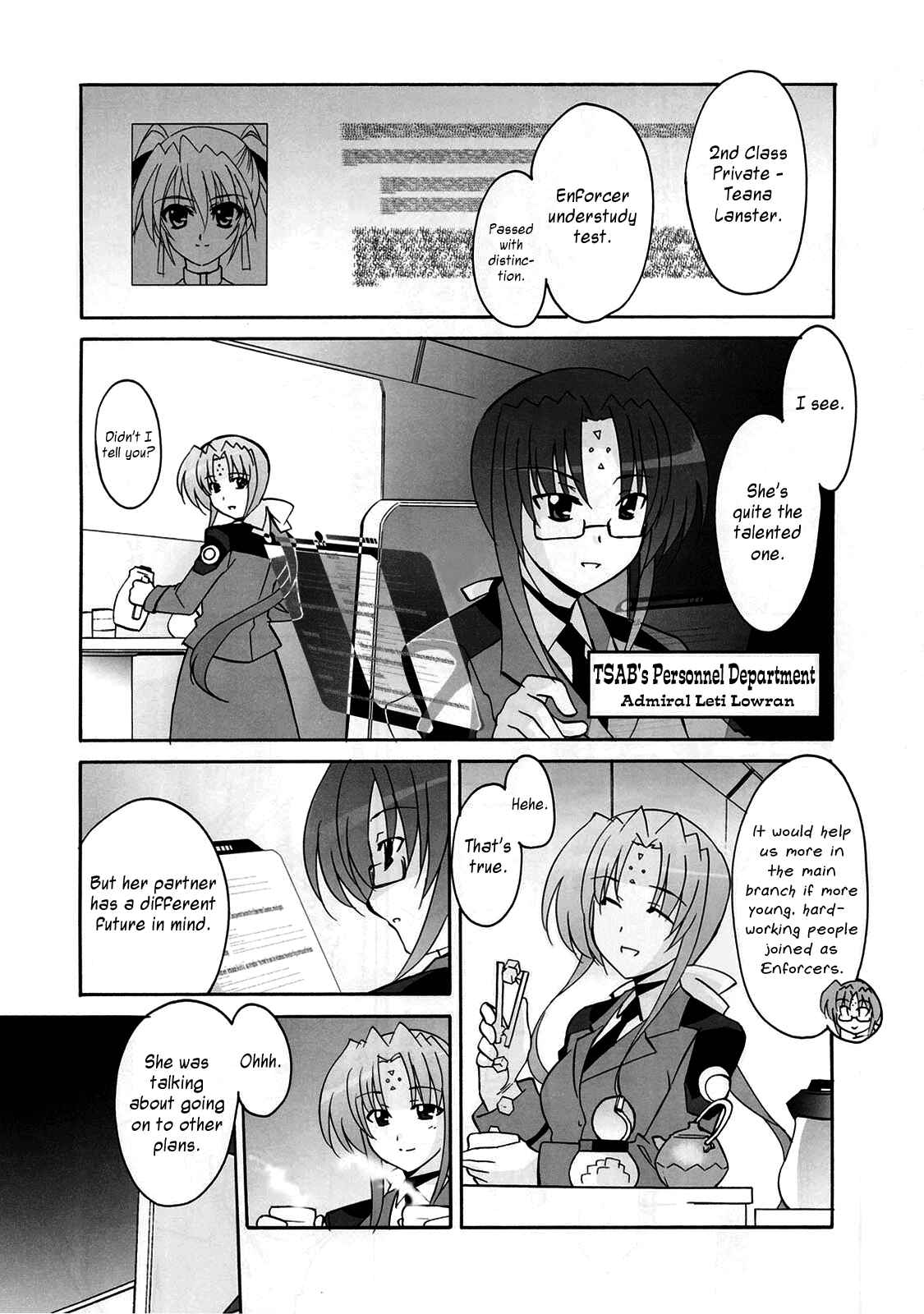 Mahou Shoujo Lyrical Nanoha StrikerS the Comics Chapter 14 - Page 1