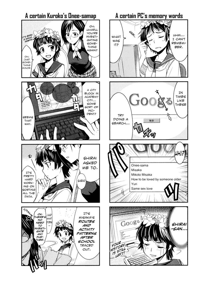 Toaru Majutsu no Index Gaiden: Toaru Kagaku no Railgun Chapter 30.5 - Page 3