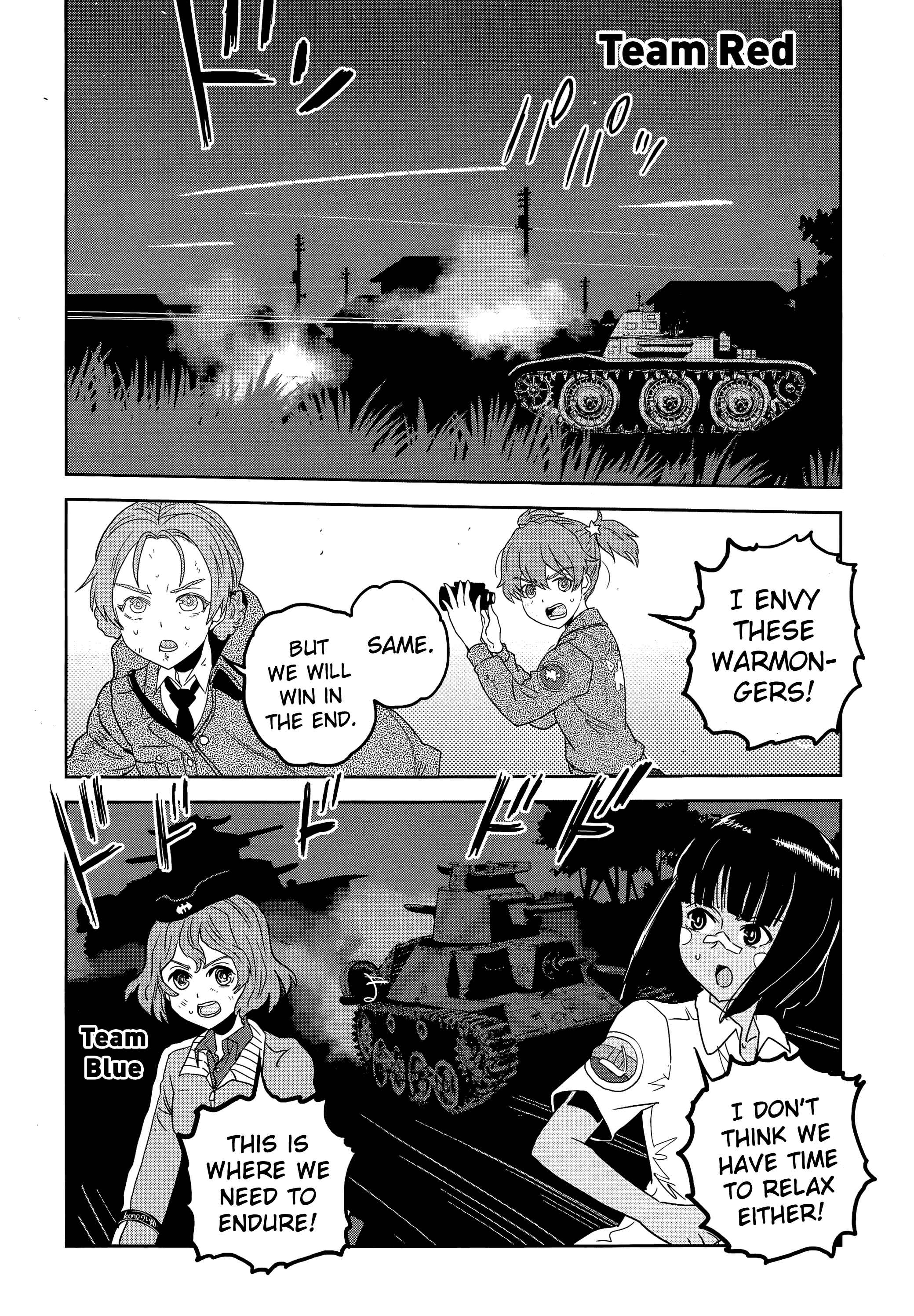 Girls und Panzer: Ribbon no Musha Chapter 42 - Page 22
