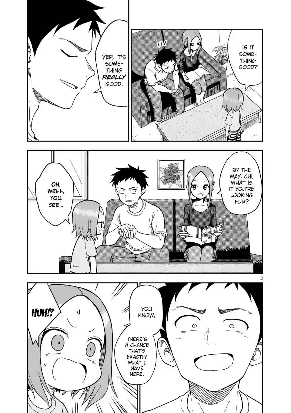Karakai Jouzu no (Moto) Takagi-san Chapter 157 - Page 3