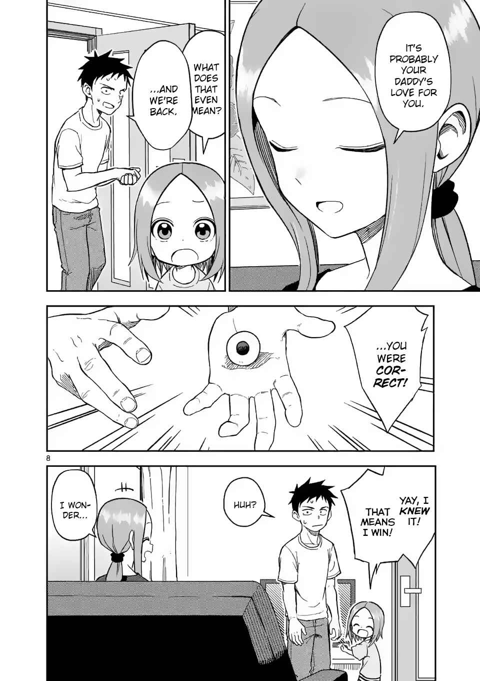 Karakai Jouzu no (Moto) Takagi-san Chapter 157 - Page 8