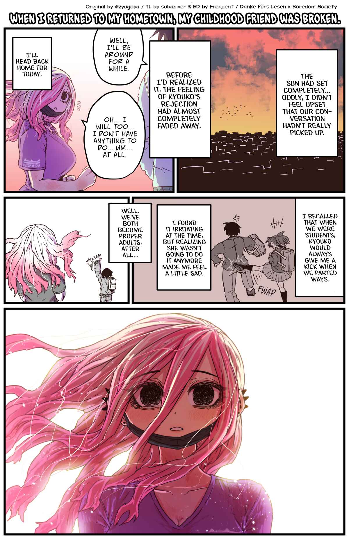 Jimoto ni Kaettekitara Osananajimi ga Kowareteta Chapter 3 - Page 1
