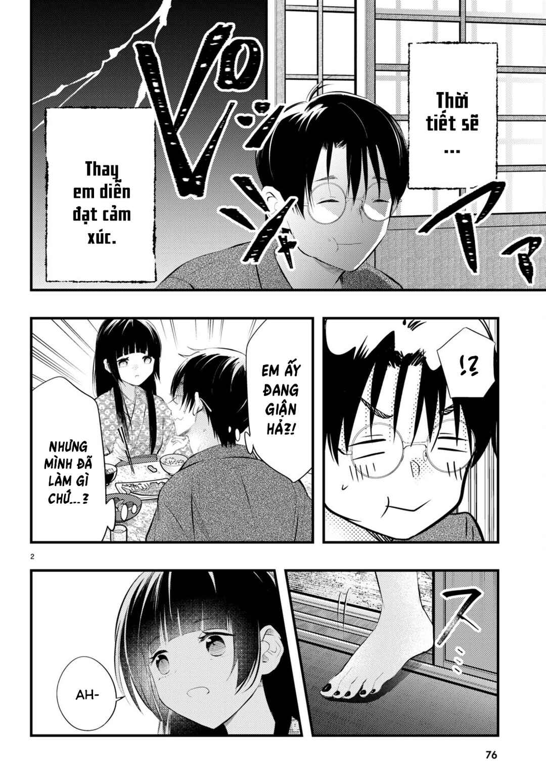 Tsuma no Kigen de Tenkou ga Kawaru Hanashi Chapter 4 - Page 2