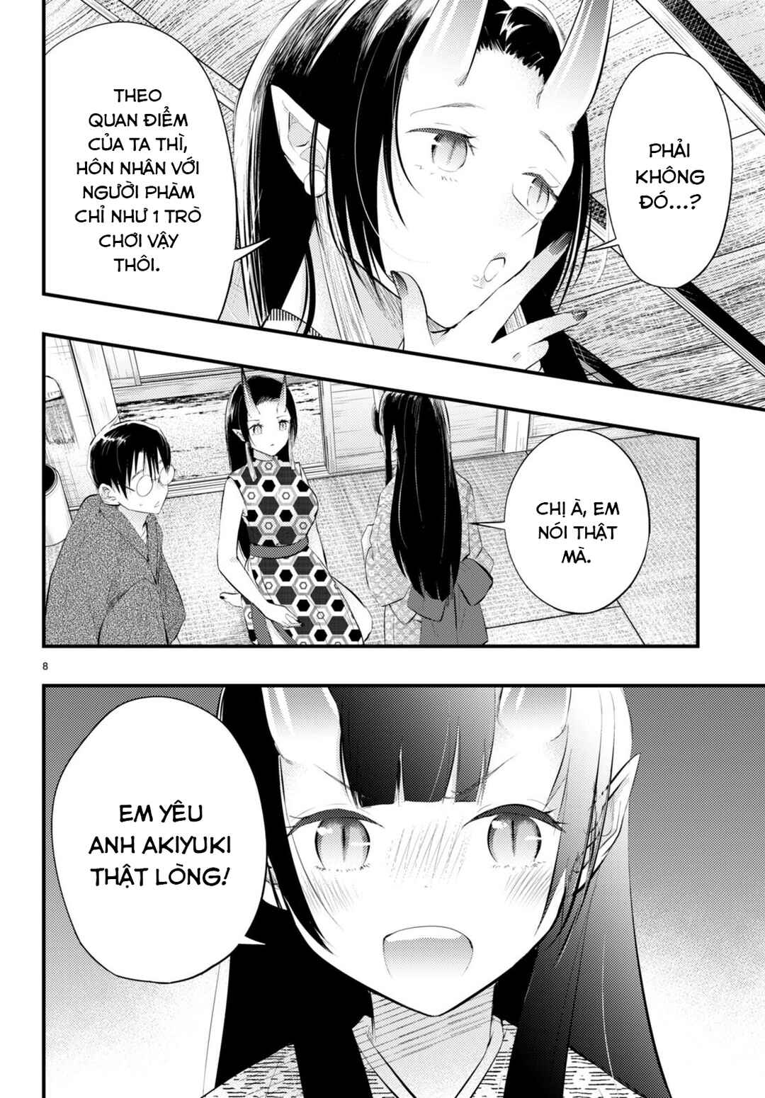 Tsuma no Kigen de Tenkou ga Kawaru Hanashi Chapter 4 - Page 8