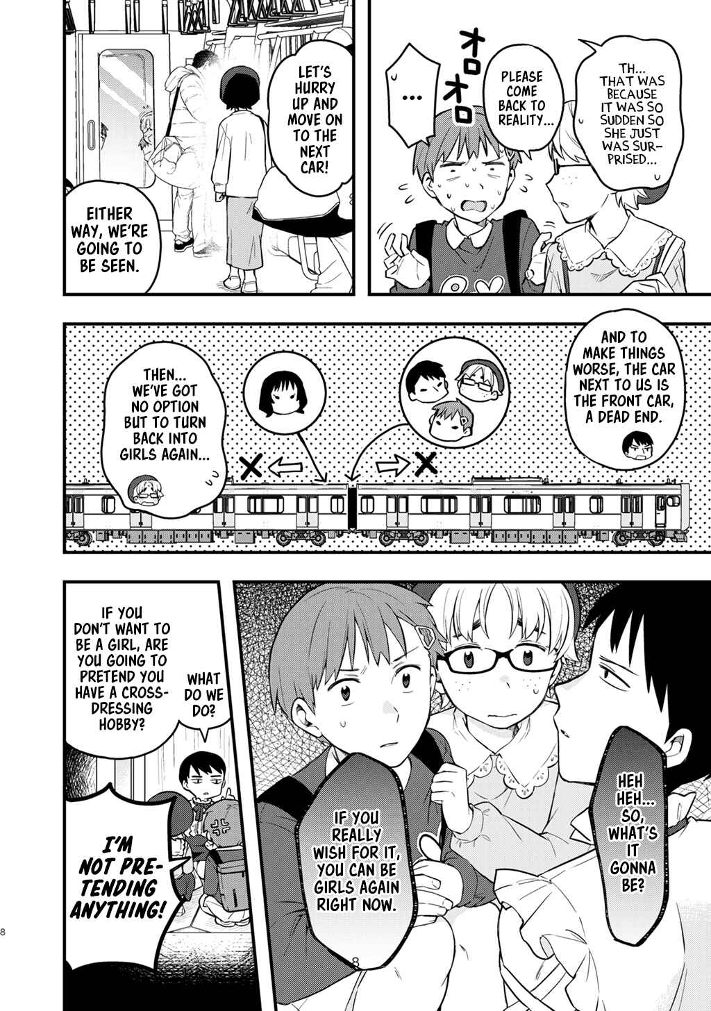 Asa Okitara Onnanoko ni Natteita Danshi Koukousei-tachi no Hanashi Chapter 7 - Page 12